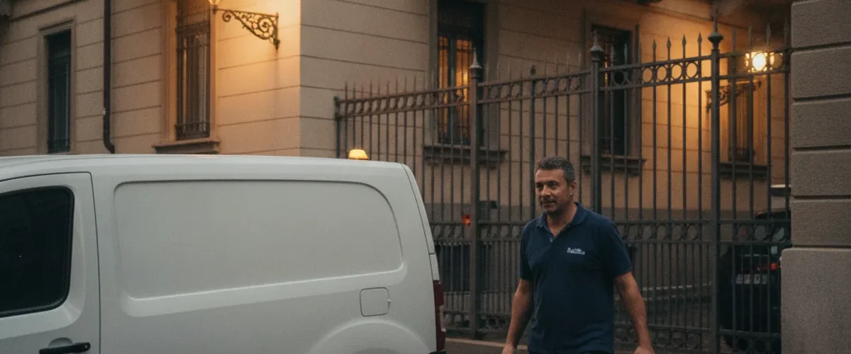 Idraulico in pronto intervento con furgone attrezzato a Milano