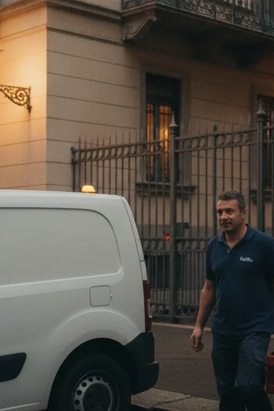 Idraulico in pronto intervento con furgone attrezzato a Milano