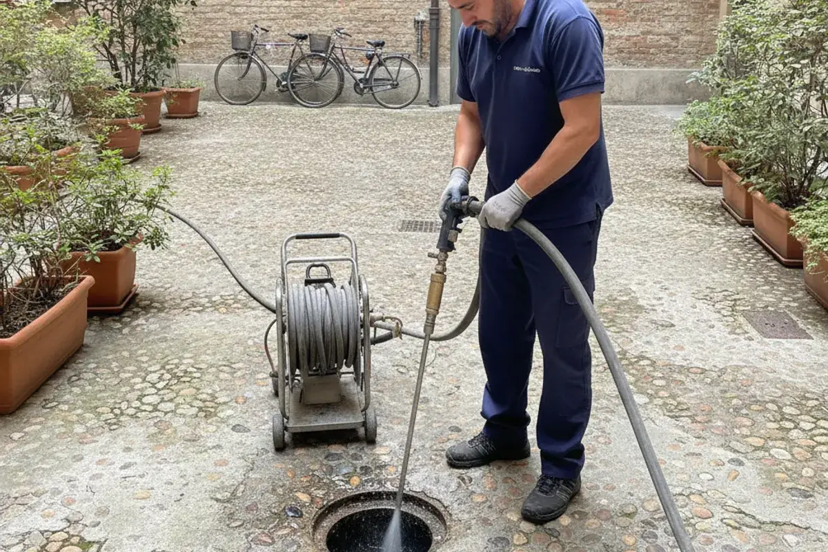 Idropulitrice per spurgo e disostruzione scarichi a Milano